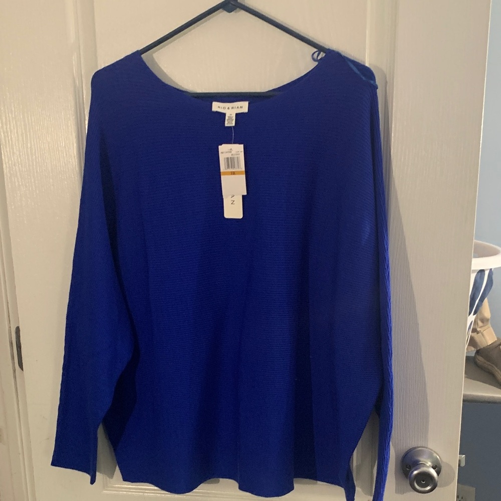 Max Studio Royal Blue Blouse